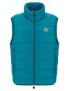 Moncler Rocoque Padded Bodywarmer In Blue