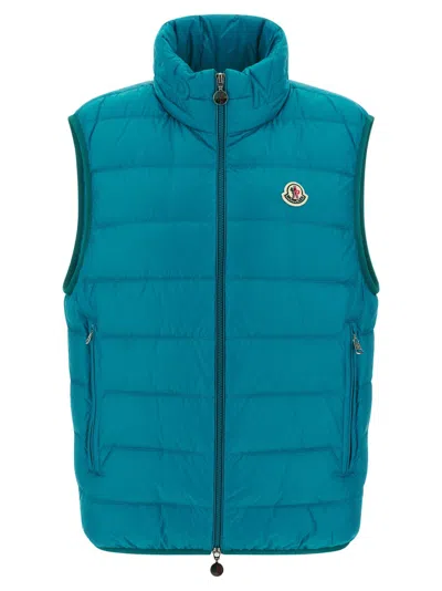 Moncler Rocoque Padded Bodywarmer In Blue