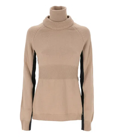 Moncler Roll-neck Sweater In Beige