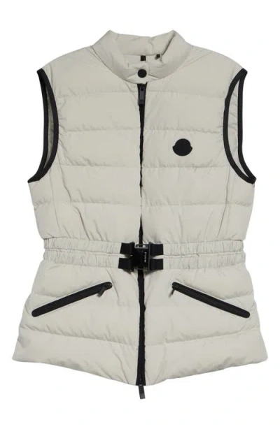 Moncler Romantisme Puffer Vest In Neutral