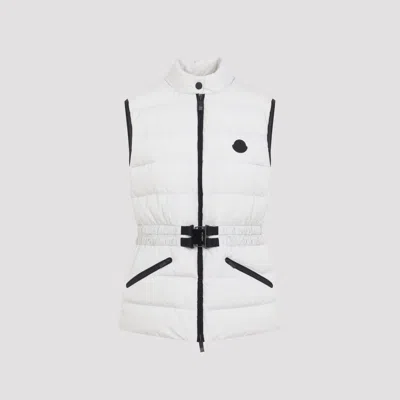 Moncler Romentisme Quilted Puffer Vest In White