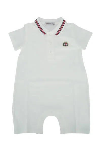 Moncler Kids' Romper In Blue