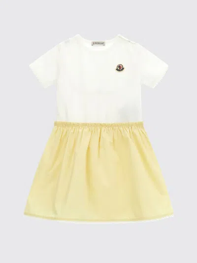 Moncler Babies' Romper Kids  In Yellow