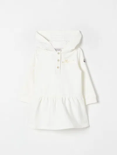 Moncler Babies' Romper  Kids Colour Yellow Cream In White