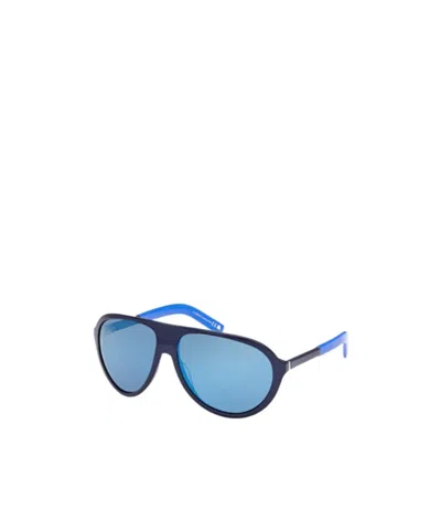Moncler Roque Pilot-frame Sunglasses In Blue
