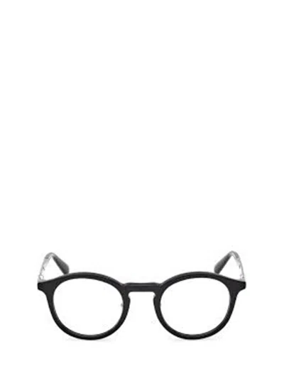 Moncler Round Frame Glasses In 001