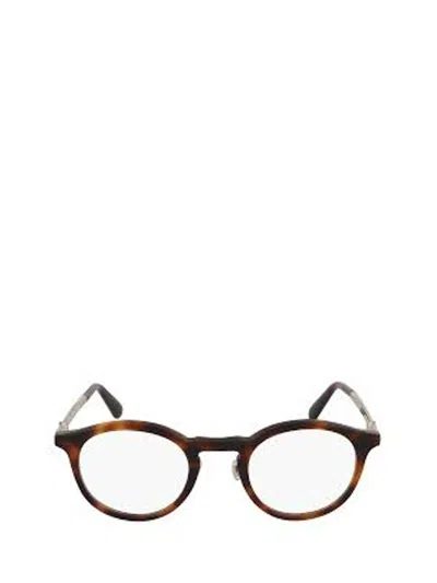 Moncler Round Frame Glasses In 052