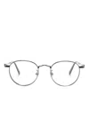 Moncler Round-frame Glasses In 灰色