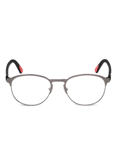 Moncler Round-frame Glasses In Black