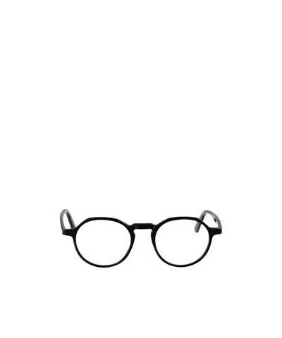 Moncler Round-frame Glasses In Black