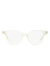 Moncler Round-frame Glasses In White
