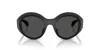 Moncler Womens Me8005 Futuro Round-frame Plastic Sunglasses Black In Black