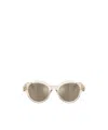 Moncler Unisex Sunglass Me6003 Rondosa In Transparent