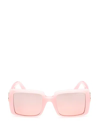 Moncler Eyewear Round Frame Sunglasses In Pink