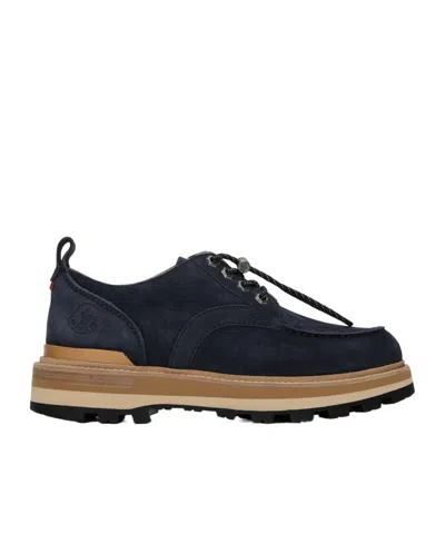Moncler Round Head Casual Shoes In Blue