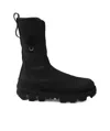 Moncler Round-head Short Boots In Black
