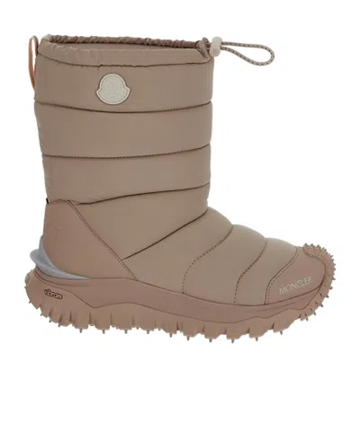 Moncler Trailgrip Après High Boots In Beige
