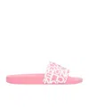 Moncler Jeanne Rubber Slides In Pink