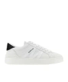 Moncler Monaco M Leather Low-top Sneakers In White