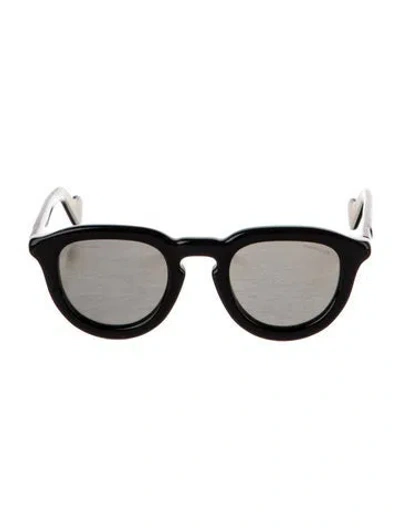 Pre-owned Moncler Round Mirrored Sunglasses In Multi