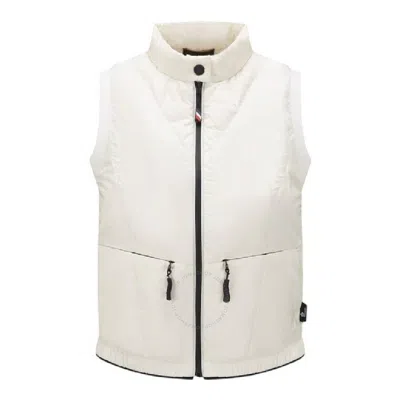 Moncler Round Neck Padded Vest In White