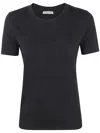 Moncler Round Neck Sweater In Black