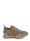 MONCLER ROUND TOE LACE-UP SNEAKERS