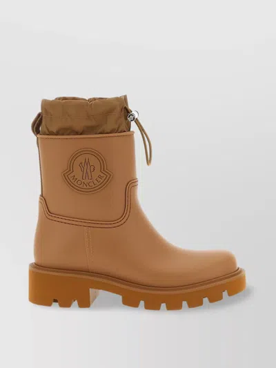 Moncler 'round Toe Lug Sole Pull Tab Boots'