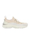 Moncler Sneakers Trailgrip Lite3 En Nubuck Et Daim In White