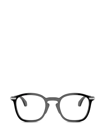 Moncler Round-frame Glasses In Black