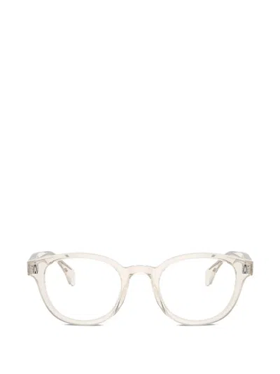 Moncler Round-frame Glasses In Brown