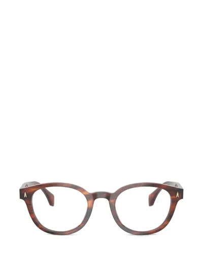 Moncler Round-frame Glasses In Brown