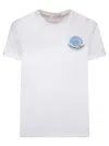 MONCLER MONCLER ROUNDNECK IVORY T-SHIRT