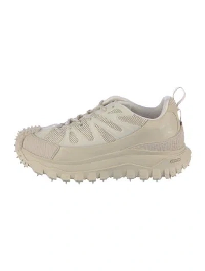 Pre-owned Moncler Rubber Chunky Sneakers In Neutral
