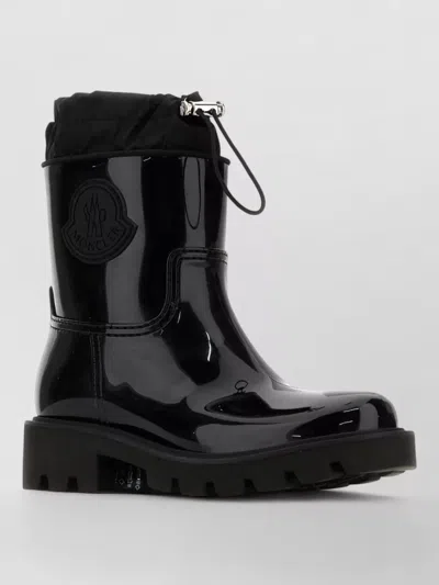 Moncler Rubber Kick Stream Ankle Boots Chunky Sole In Multi