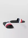 Moncler Rubber Slides Tricolor Strap