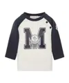 Moncler Rubberised-logo T-shirt In White