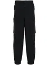 Moncler Rubberised-logo Track Pants In Blue