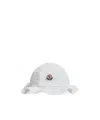 Moncler Logo-patch Bucket Hat In White
