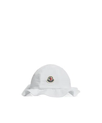 Moncler Logo-patch Bucket Hat In White