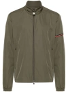 Moncler Blue Ruinette Down Jacket For Men In Ss24 In Green