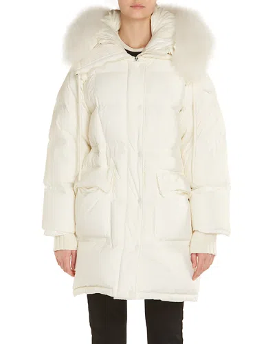Moncler Ruvuma Down Parka In White