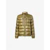 Moncler S Medium Green Orres Packable Shell-down Bomber Jacket In Green