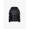 Moncler Mens Black Couyere Nylon-down Jacket In Animal Print