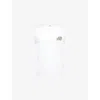 Moncler T-shirt With Double Logo Patches In White