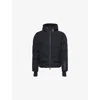 Moncler S Arcesaz Hooded Regular-fit Woven-down Jacket Black In Black