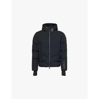 Moncler S Arcesaz Hooded Regular-fit Woven-down Jacket Black