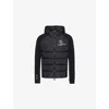 Moncler Polartec Tech Blend Down Zip-up Cardigan In Black