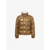Moncler Mens Dark Green Tripiti Relaxed-fit Shell-down Jacket In Brown