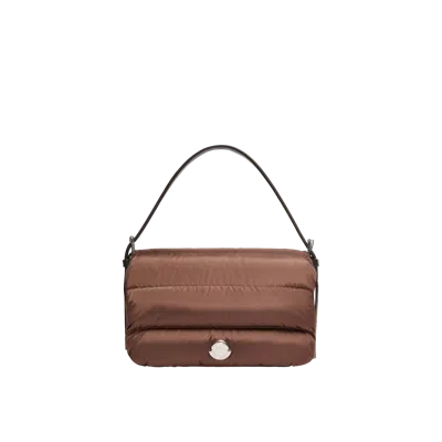 Moncler Sac Porté Épaule Caradoc, Femme, Marron, Taille: Uni